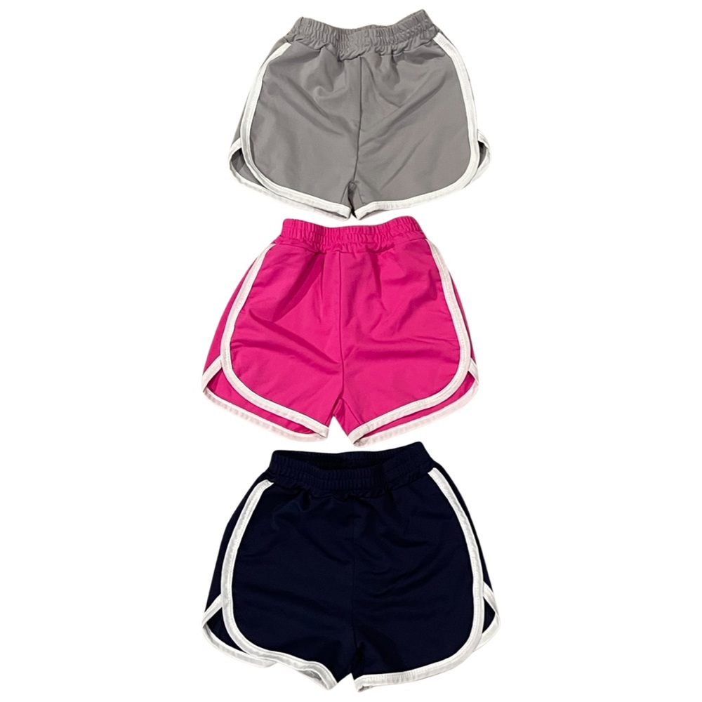Lot of 3 Active Shorts Girls 4-5T
